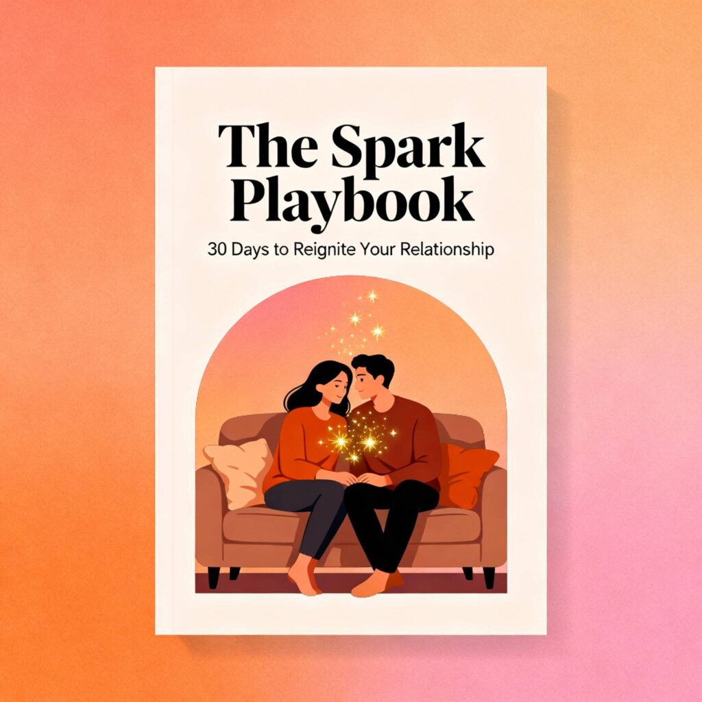 Couples journal flat lay